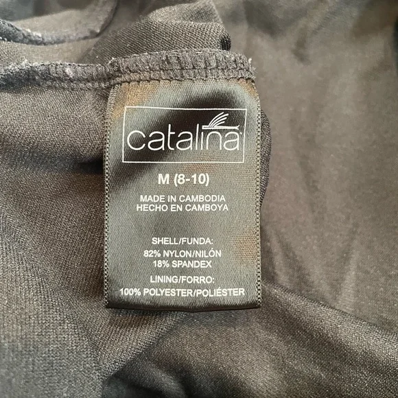 Catalina size medium black bikini swim top - Picture 5 of 5